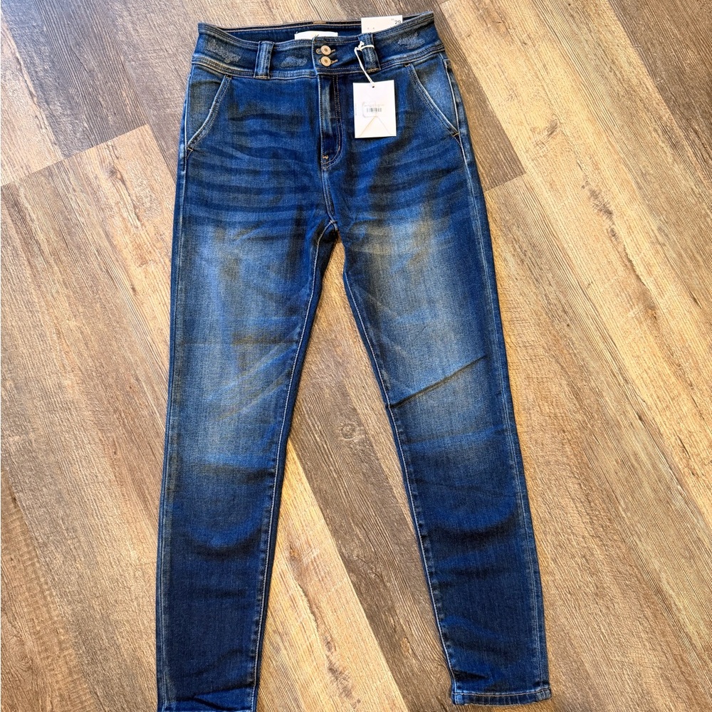 Women’s Macy Skinny KanCan’s High Rise Dark Wash Jeans Size 11/29 New With Tags